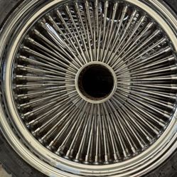 Set of 18”s wire wheels 