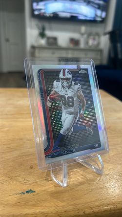 Dawson Knox 2025 Topps Chrome Light board Case Hit SSP Refractor