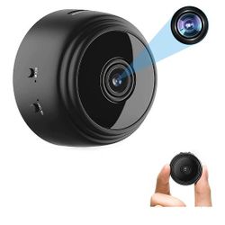 Mini WiFi Spy Camera HD 1080P Wireless Hidden Camera Video Camera Small Nanny Cam with Night Vision and Motion Activated Indoor Use Security Cameras S