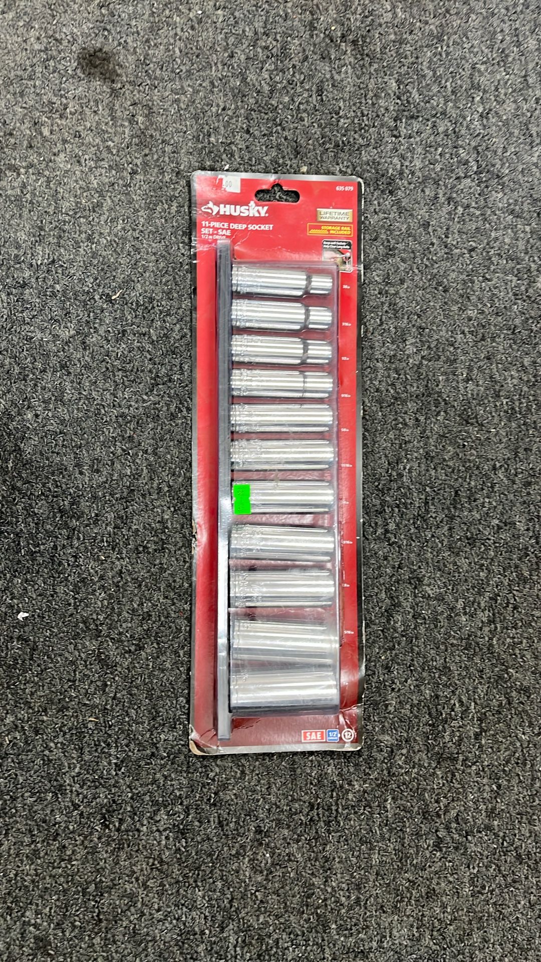 Husky 11 Pie es Deep Socket Set-SAE 1/2