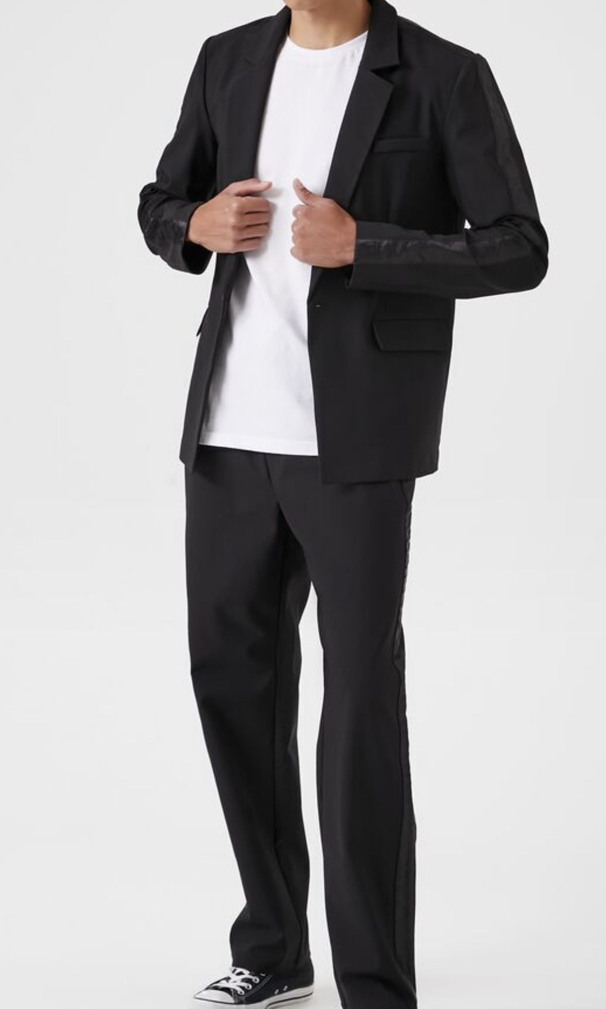 Men’s Tuxedo Joggers With Matching Blazer Large