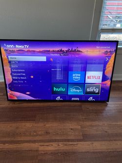 On tv for parts turn on but  lines on the screen