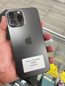 iPhone 13 Pro Max unlocked. Cash or $50 down w approval