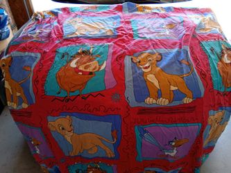 Lion King Bed Cover $5
