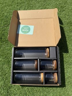Glass jars