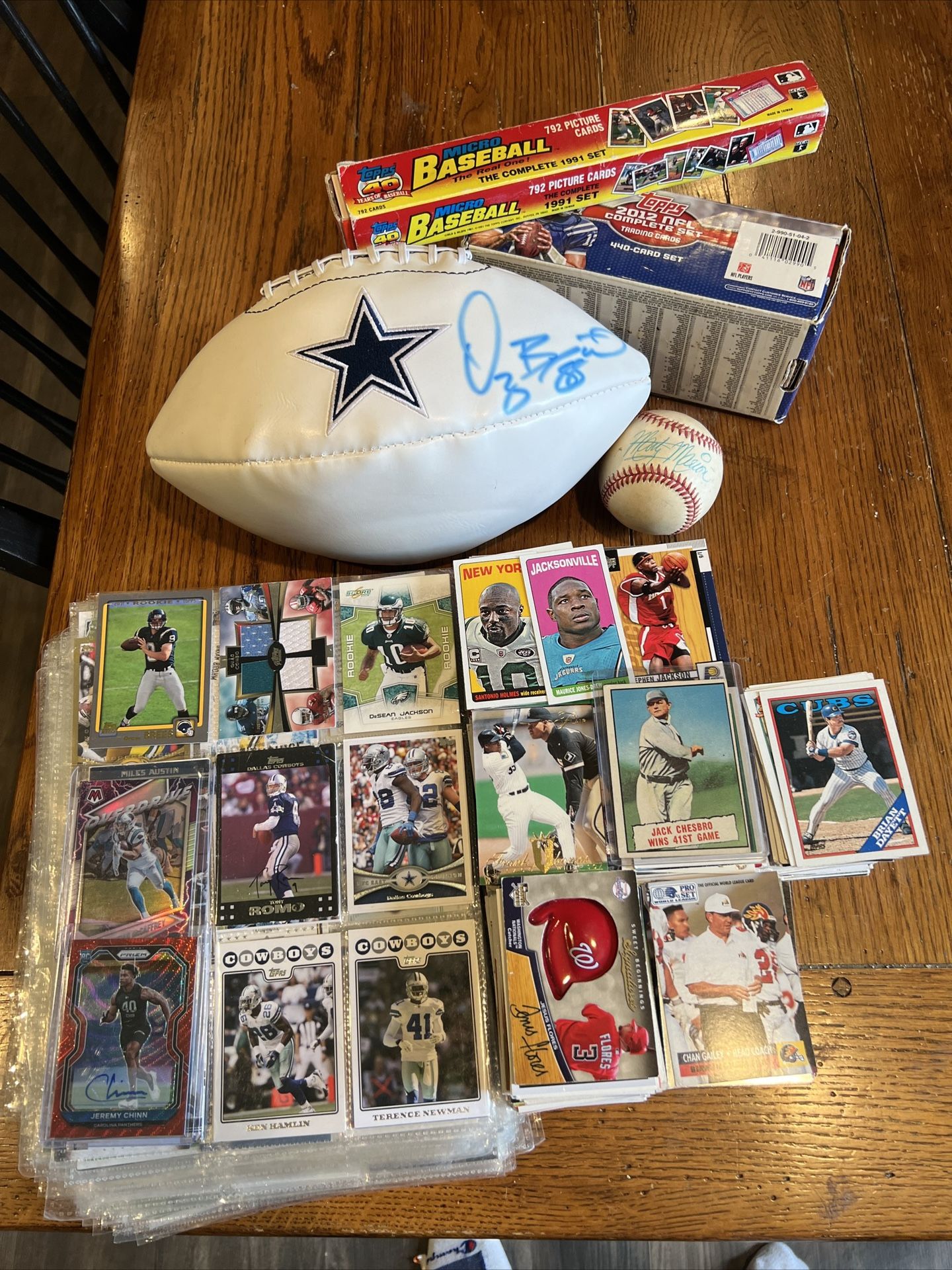 Lot Of Signed Balls And Patched Cards 