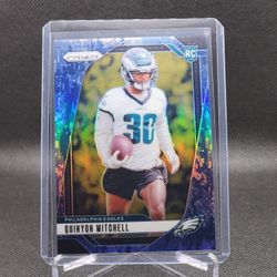 2024 Panini Prizm Quinyon Mitchell RC Blue Navy Camo /25 Philadelphia Eagles SSP