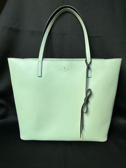 Kate Spade Lawton Way Rose Tote Bag - Mint Frosting - Like New