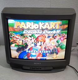 Sony Trinitron KV-20M20 20" CRT Retrogaming Television - Vintage Sony Trinitron CRT television