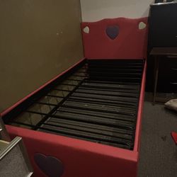 Pink Twin Sized Bed Frame