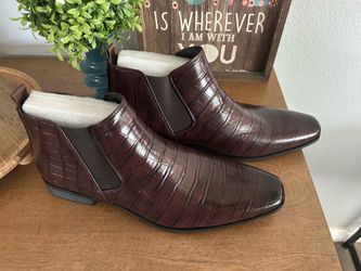 Leather boots