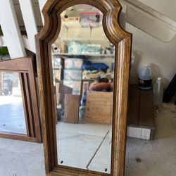 Tall curved Mirror .