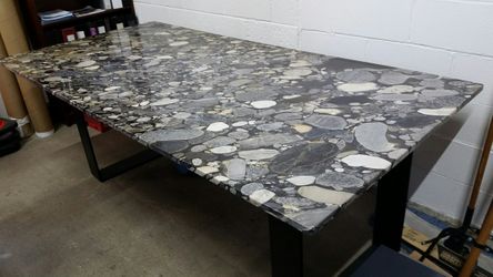 Black Marinance Granite Conference Table
