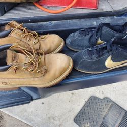Nike 6m,timberland 7m 