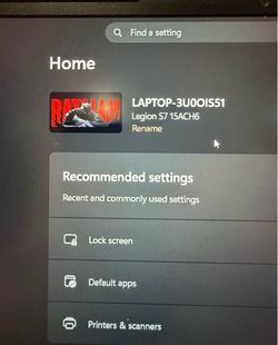 Legion S7 15ACH6 (Negotiable price)