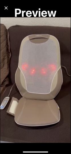 HoMedics Quad Shiatsu Pro Zone Control  Gently Used
