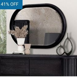Hildesheim Mirror Black