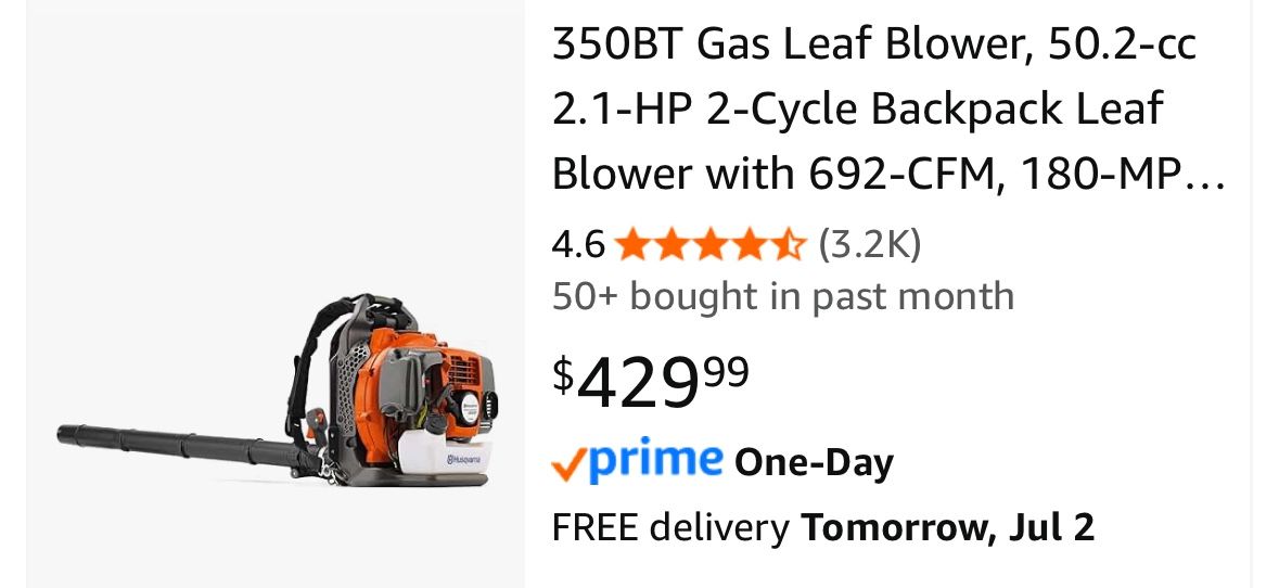 Backpack Blower