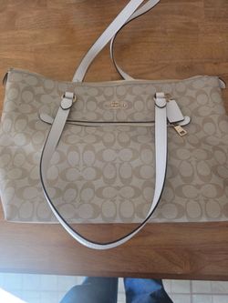 Coach Signature Tote Bag with wallet
