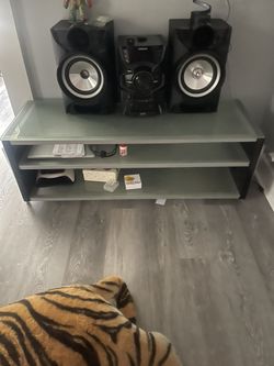 Glass Tv Stand