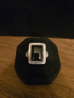 Genuine Black Onyx Ring
