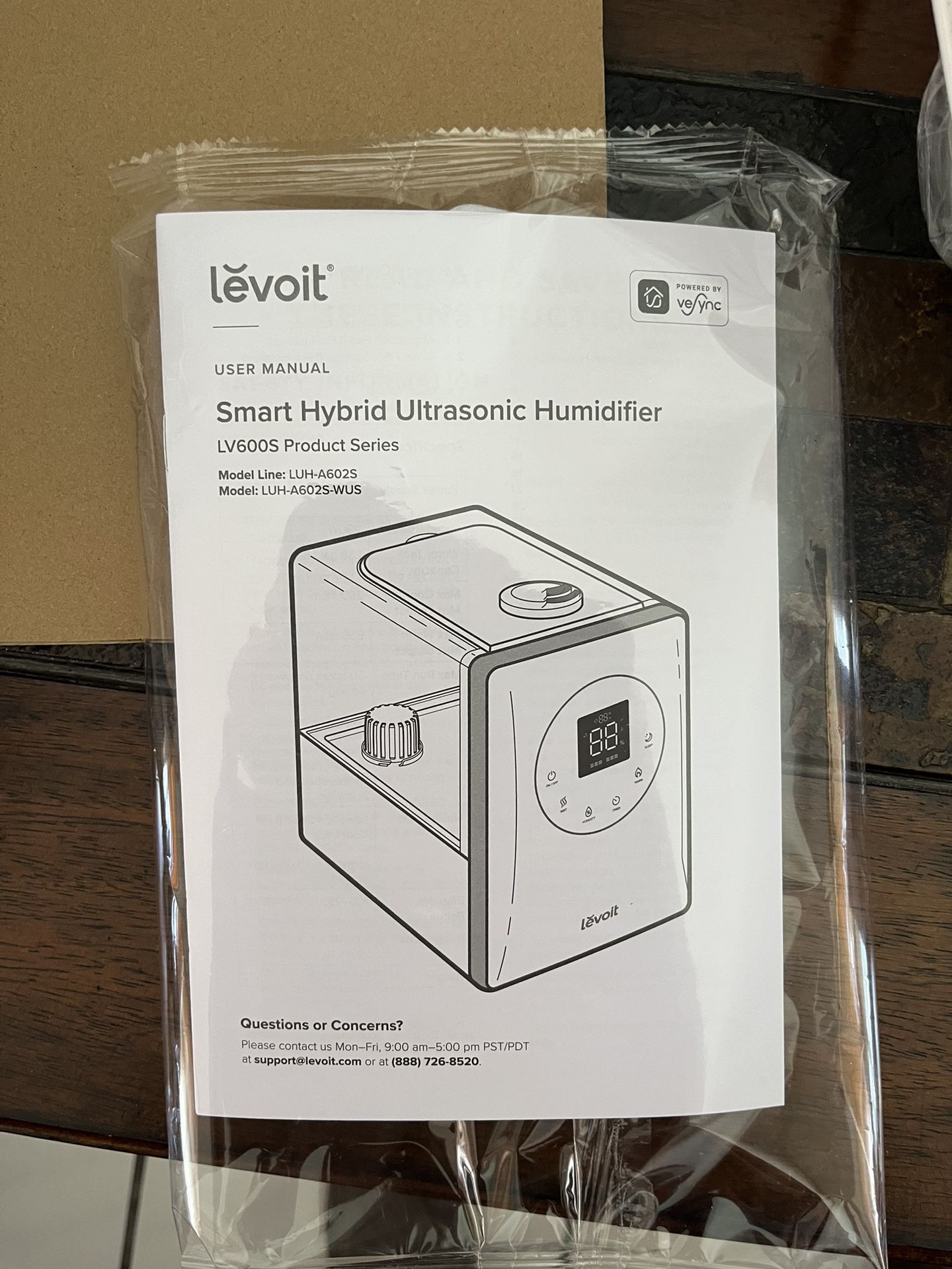 LEVOIT SMART HYBRID HUMIDIFIER LV600S