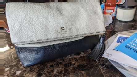Kate Spade Two-Tone Leather Clutch Bag