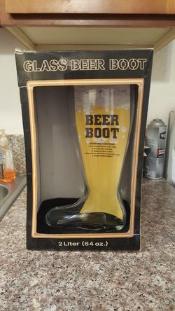 GLASS BEER BOOT