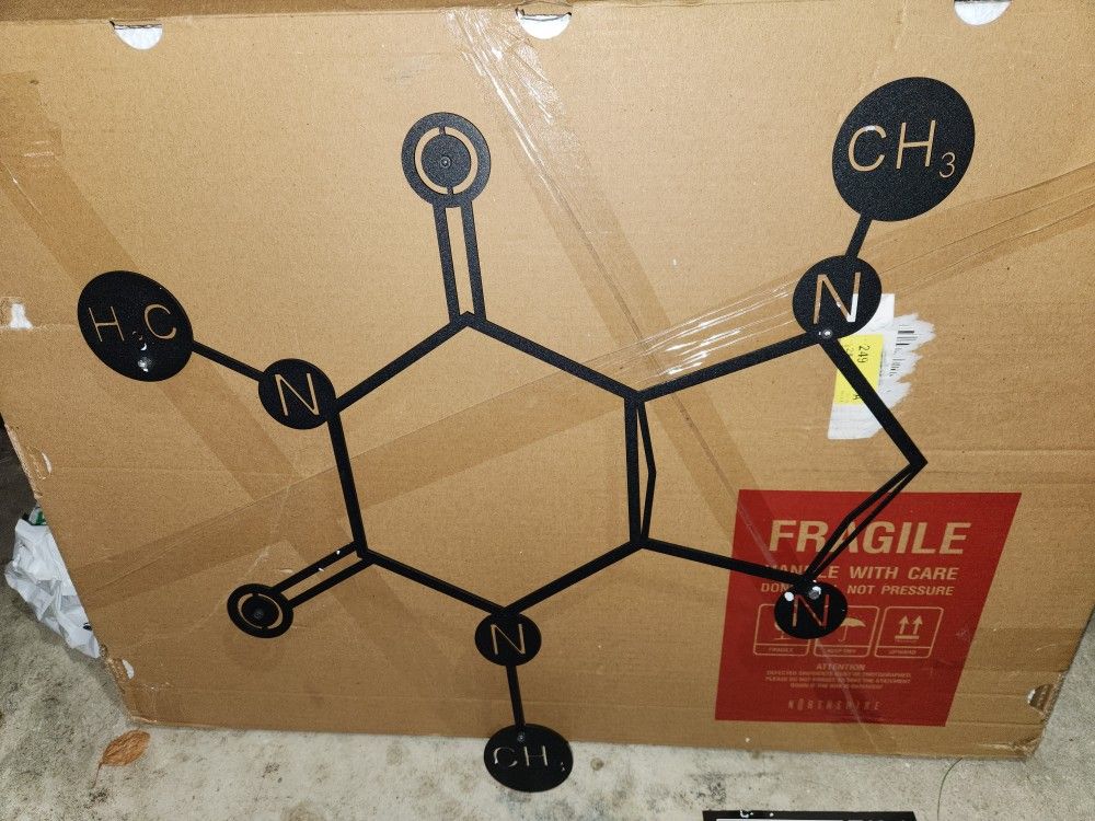 Northshire Caffeine Metal Wall Art