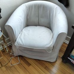 Ikea Seat With Gray Cover