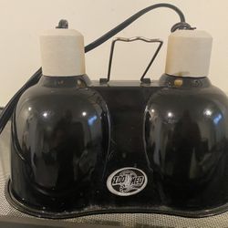 Zoo Med Double Deep Dome Lamp Fixture