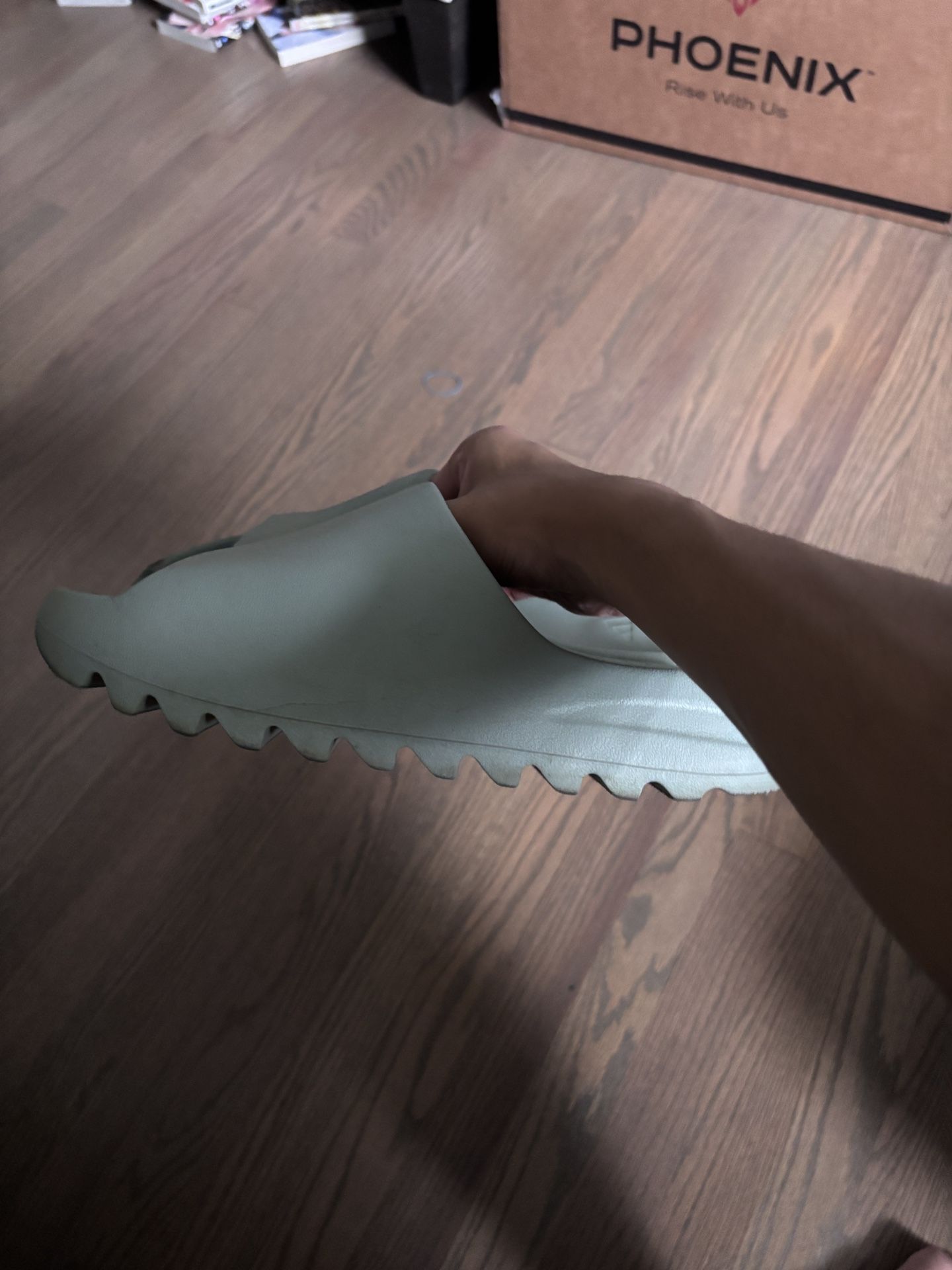 salt yeezy slide
