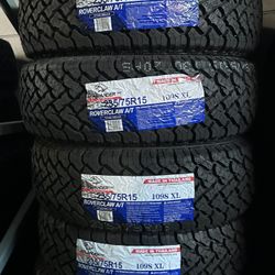 235/75R15 ATLANDER AT A SET OF FOUR NEW TIRES Ask me for any size we have more than 10,000 new and used! 14,15,16,17,18,19,20,22 and 24 on tires