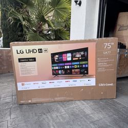 75ua77 75” Lg smart 4k led Uhd tv