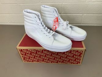 Size 12 Vans White Sk8-Hi