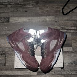 jordan 5 burgundy