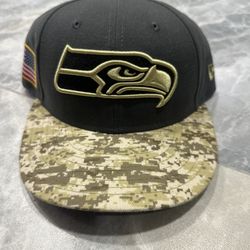 Seattle Seahawks Salute to Service Baseball Hat