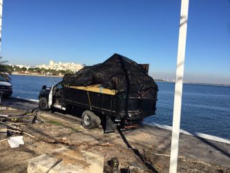 Dumpster bobcat demolition