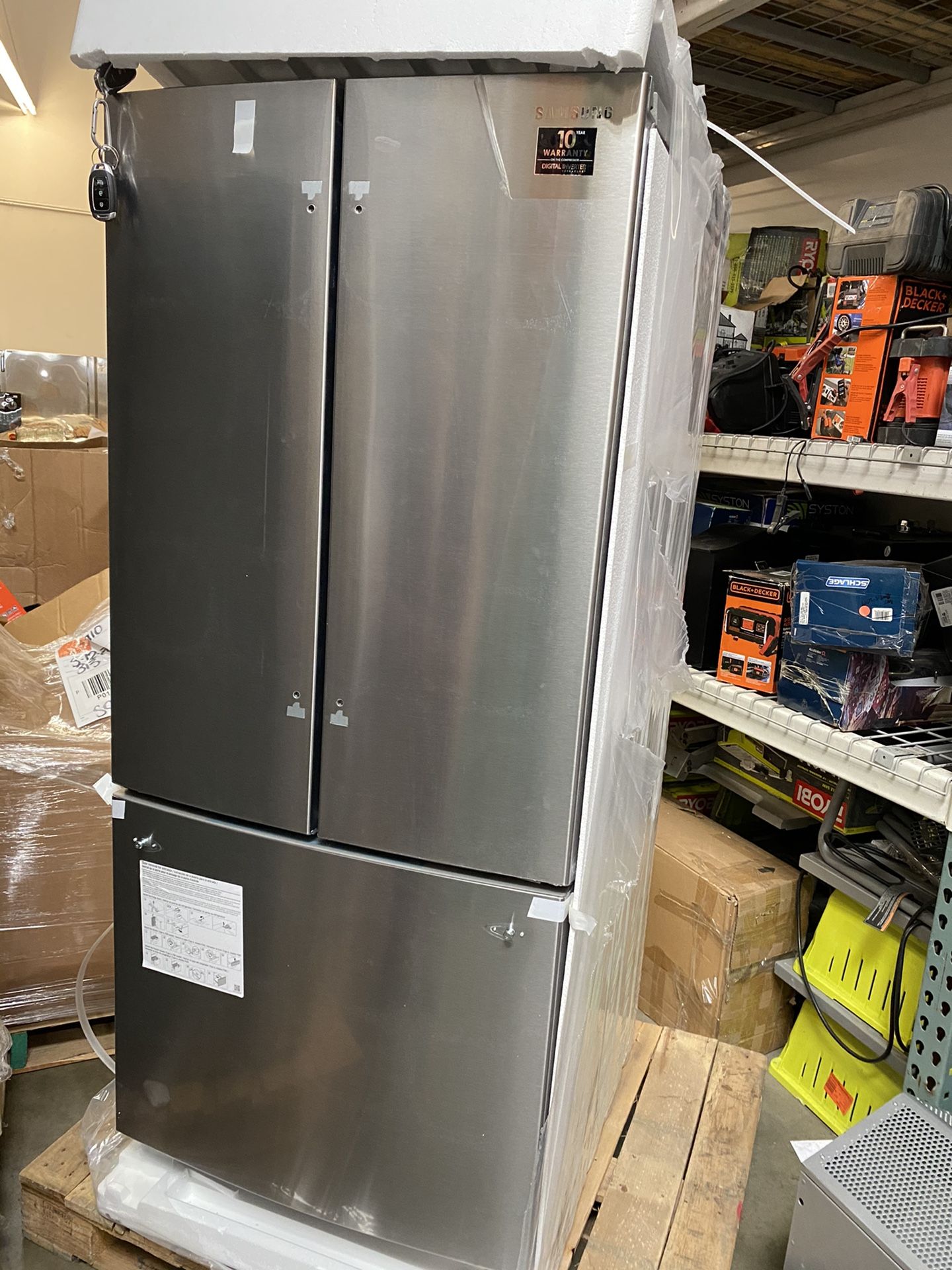 Samsung 30 in. W 21.8 cu. ft. French Door Refrigerator in Stainless Steel