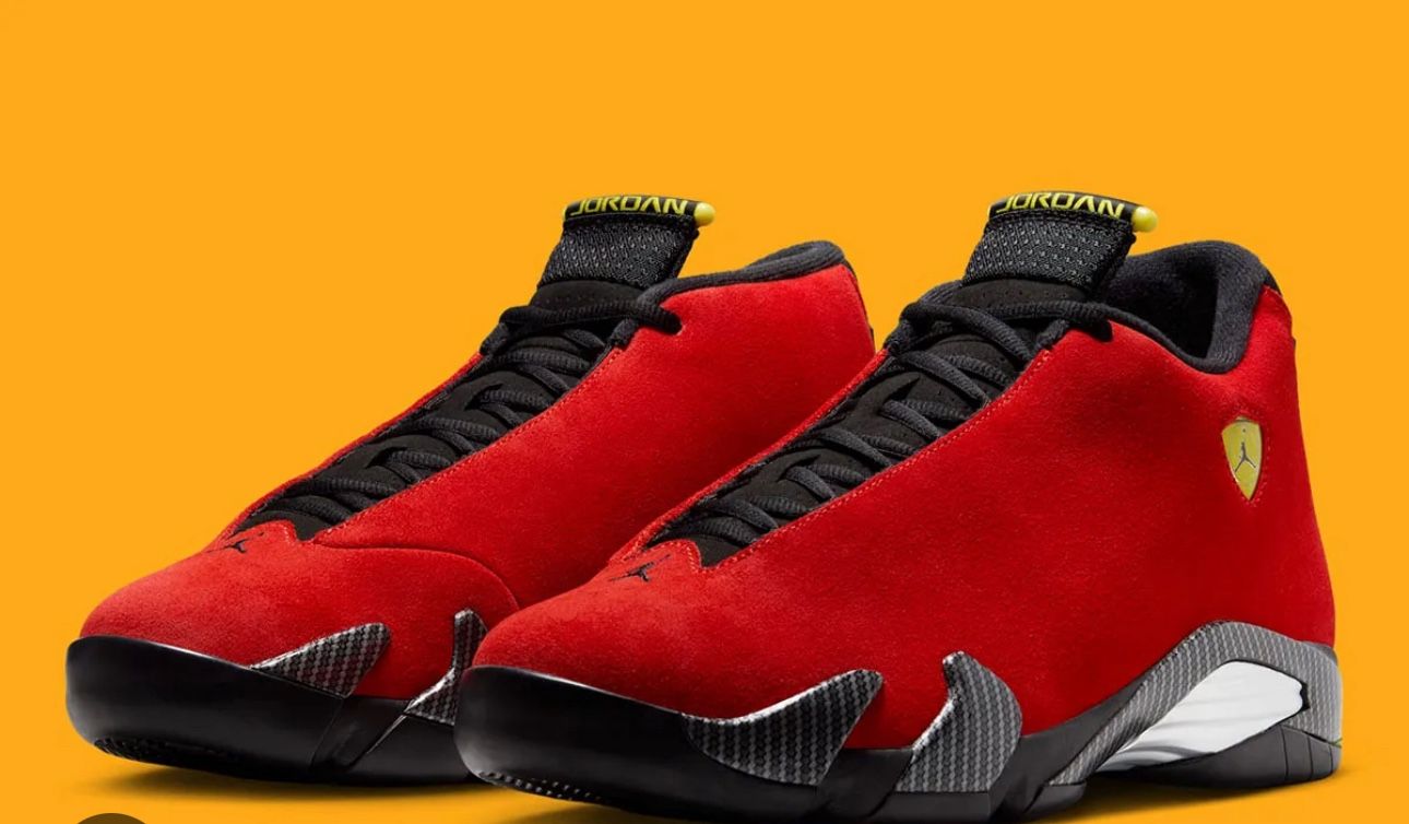 AIR JORDAN 14 “FERRARI” SIZE 6.5Y