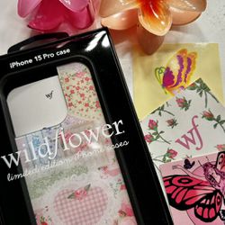 wildflower iphone 15 pro case