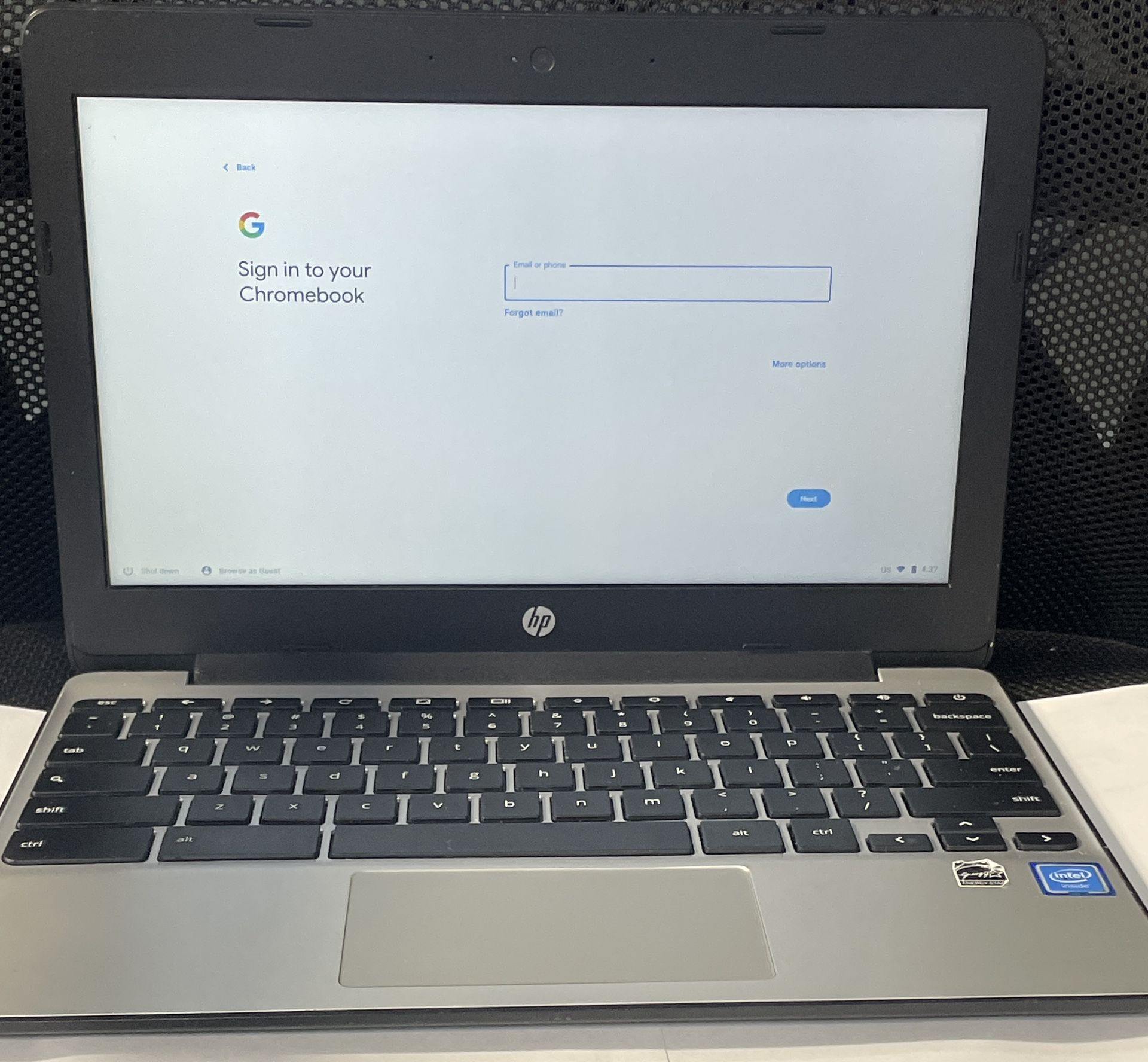 Laptop HP 11 G5 11.6" Chromebook , Intel Celeron N3060 , 4GB RAM, 32GB SSD