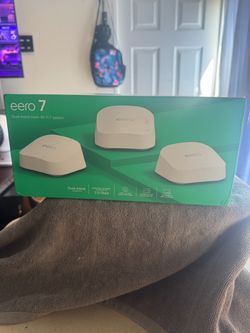 Eero 7 Dual-Band Mesh Wi-Fi 7 System 3-Pack
