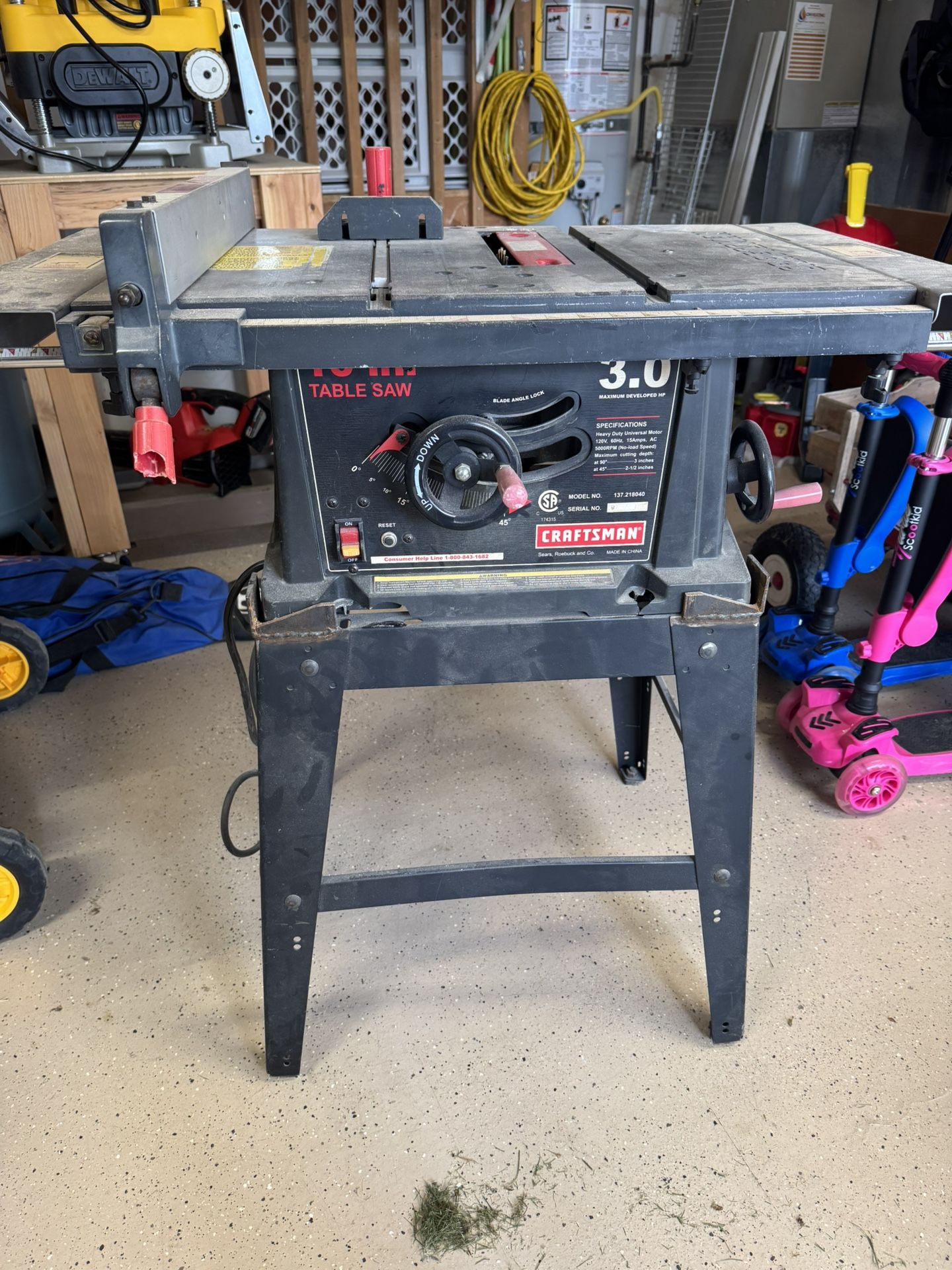 Craftsmen Table saw