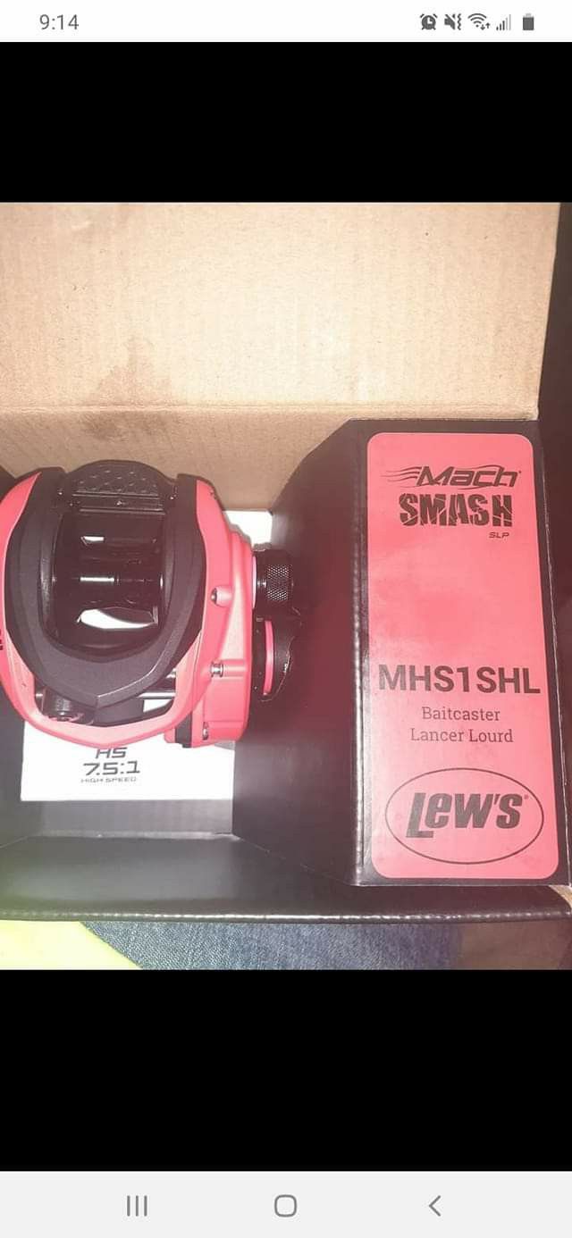 Lews mach.smash {url removed} left retrieve new in box 75 dollars