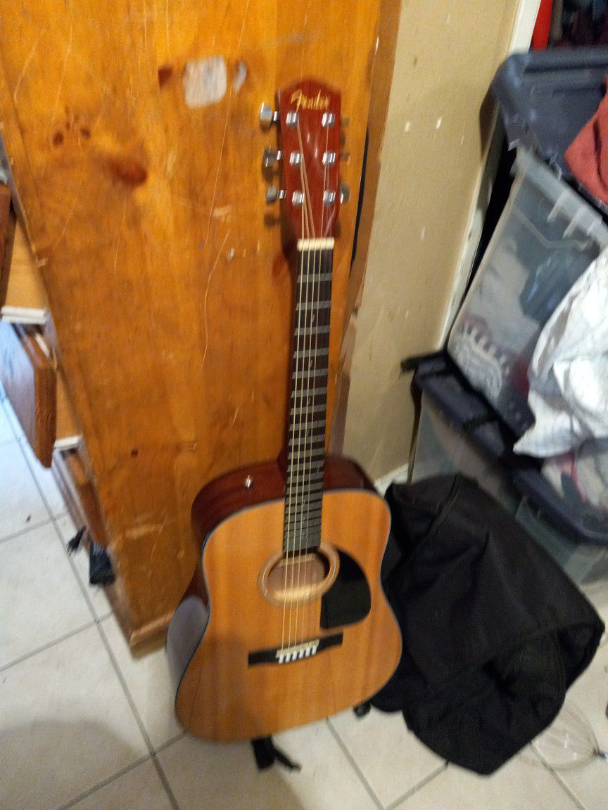 Brand New Fender 6 String Guitar With Bag