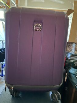 Delsey Purple Expandable Carry-On Luggage