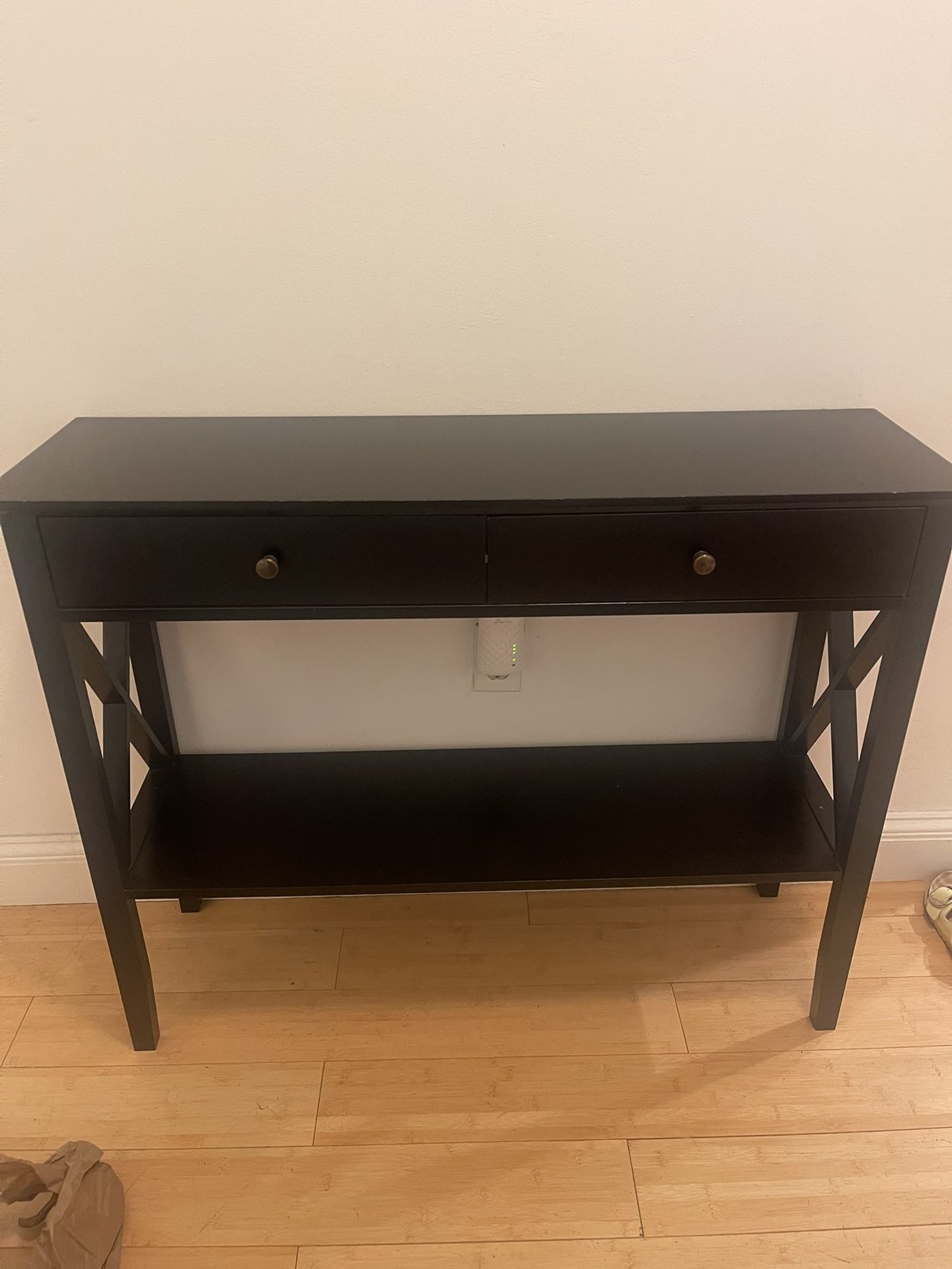 Black Entryway table
