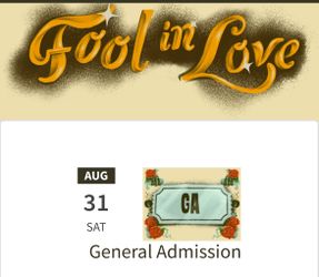Fool In Love Tickets