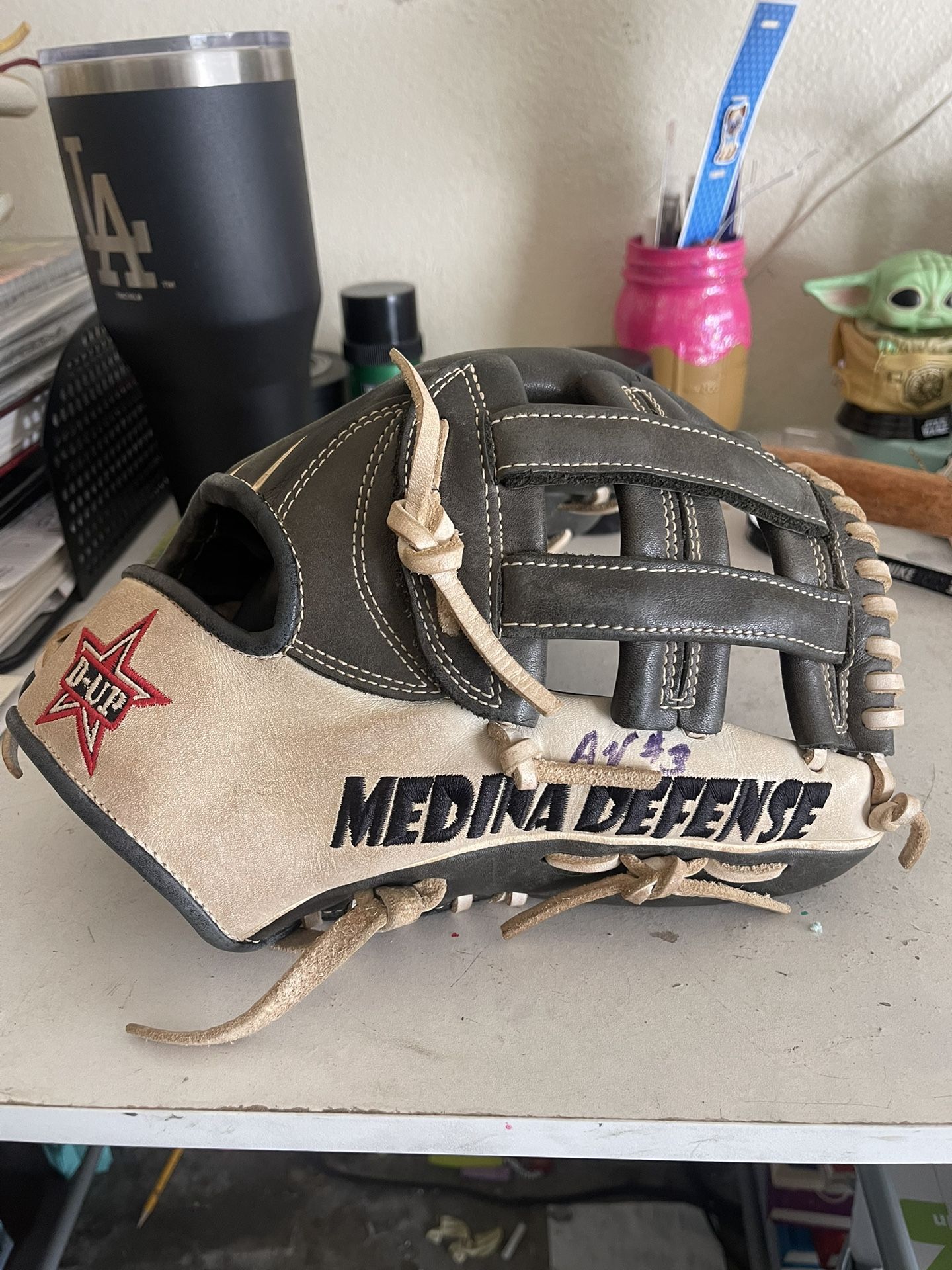 Leather Baseball Or Softball Glove